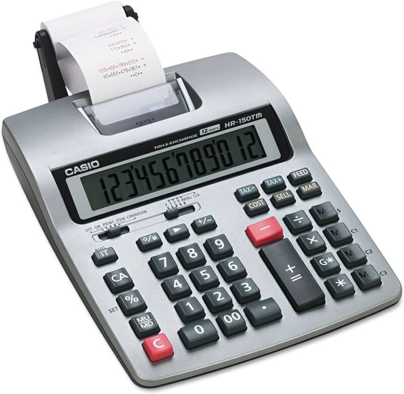Casio HR-100TM Desktop Printing Calculator
