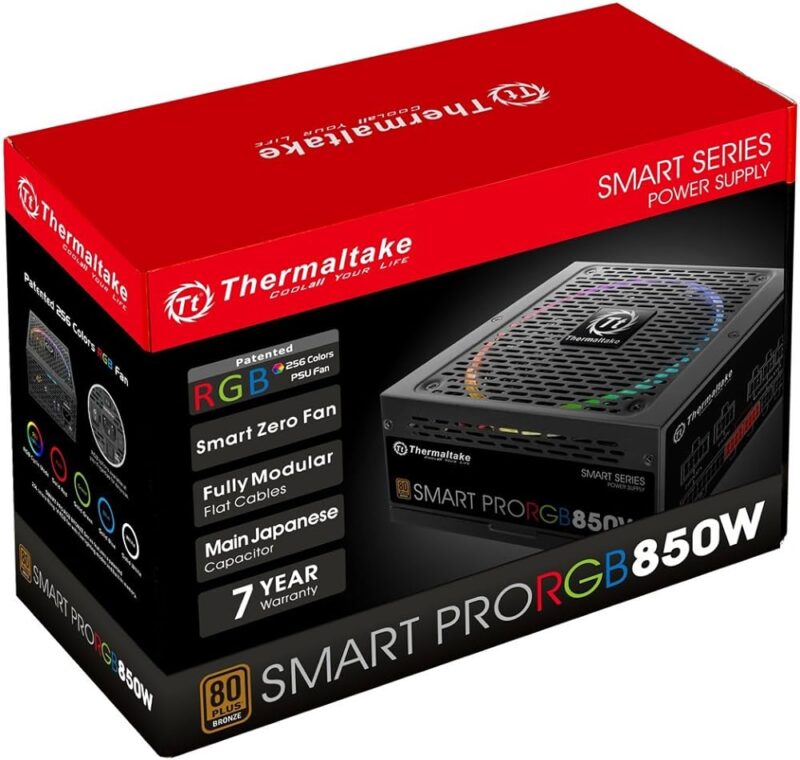 Thermaltake Smart Pro RGB 850W Bronze Power Supply
