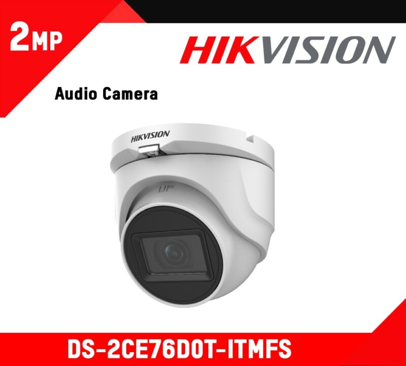 Hikvision DS-2CE76D0T-ITMFS 2MP Analog Dome Camera