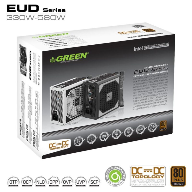 Green GP530A-EUD Power Supply - تصویر 3