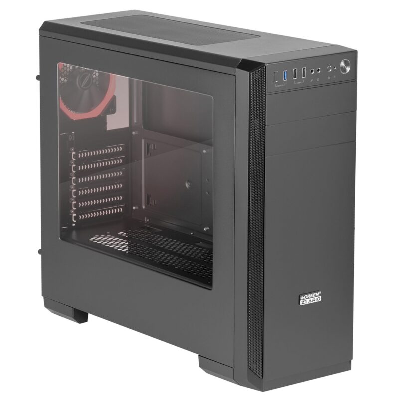 Green Z1 ARIO Computer Case - تصویر 4