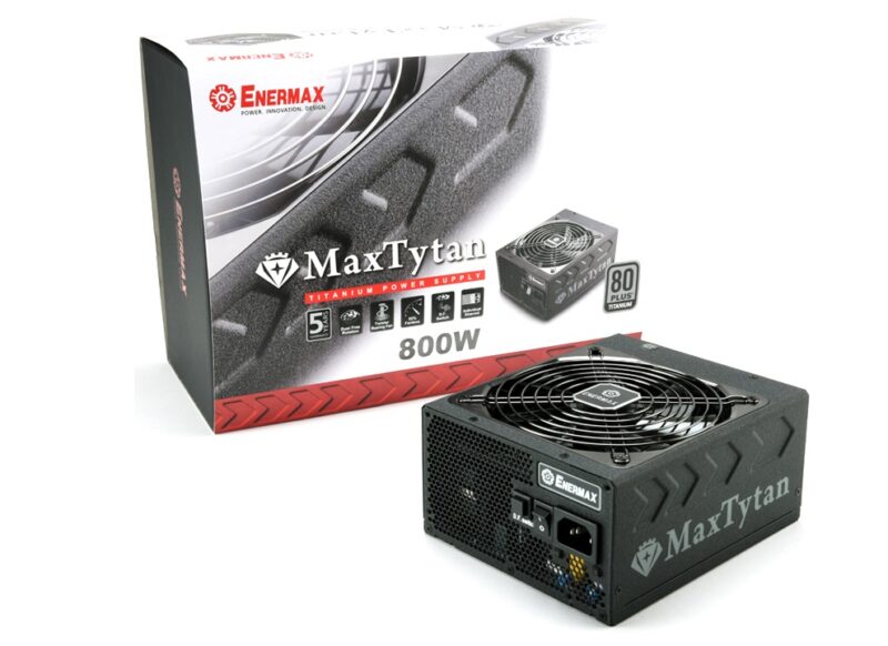 Enermax MaxTytan 800W 80Plus Titanium Power Supply