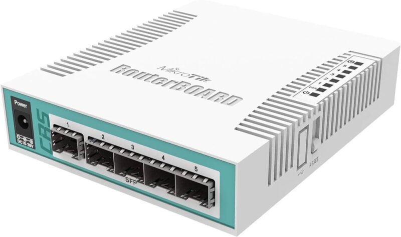 Mikrotik CRS106-1C-5S 5Port Ethernet Switch - تصویر 2