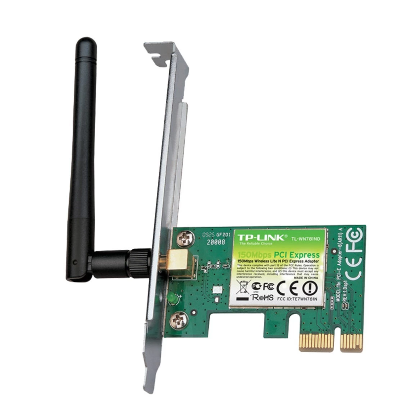 TP-Link TL-WN781ND 150Mbps Wi-Fi N PCI Express Adapter - تصویر 2